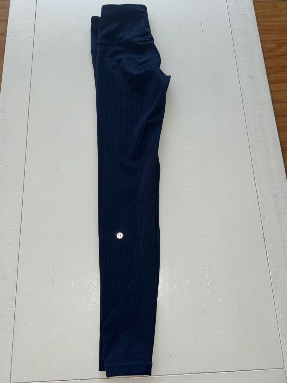 Lululemon Wunder Train Navy blue Ribbed Leggings